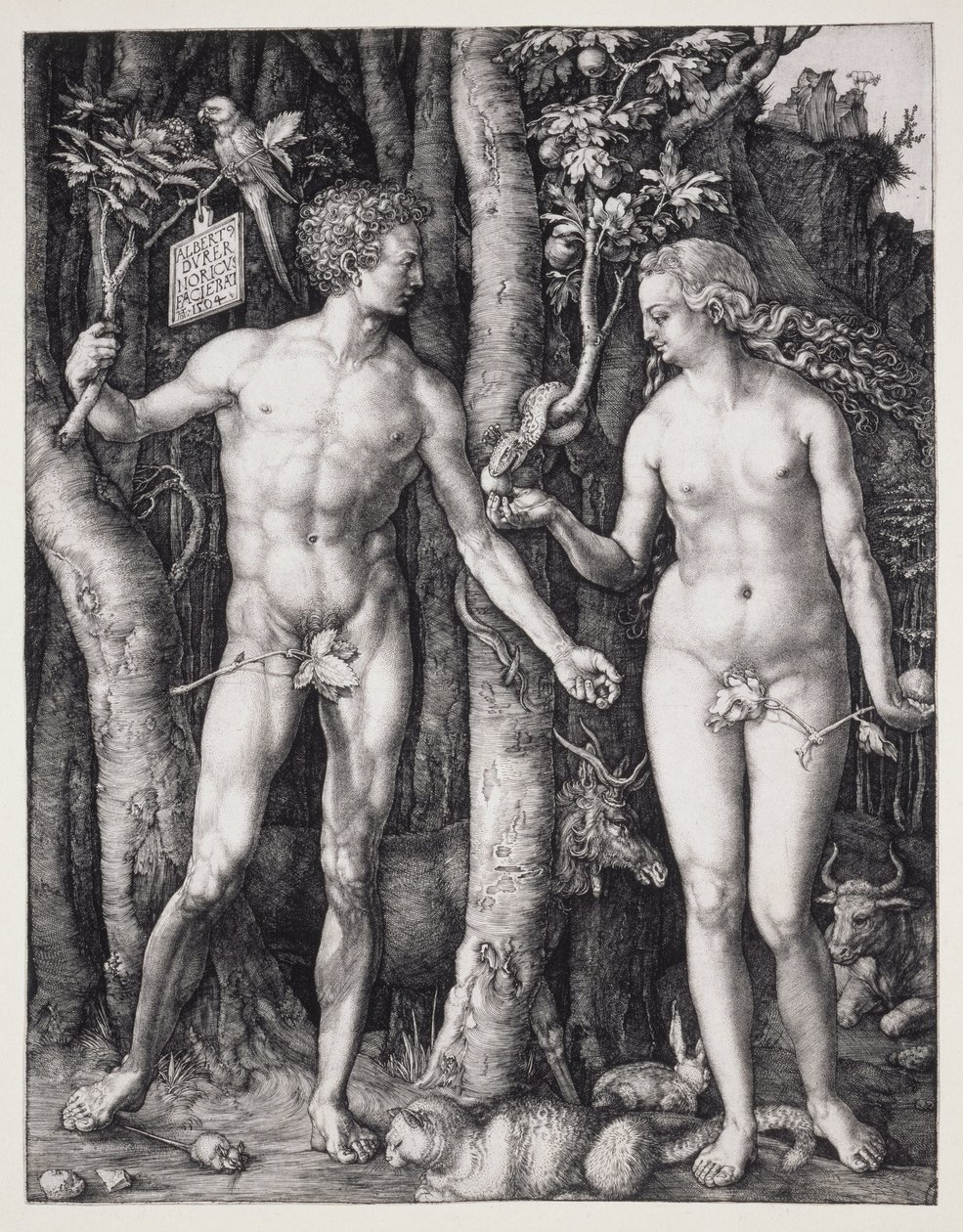 Adán y Eva de Albrecht Dürer