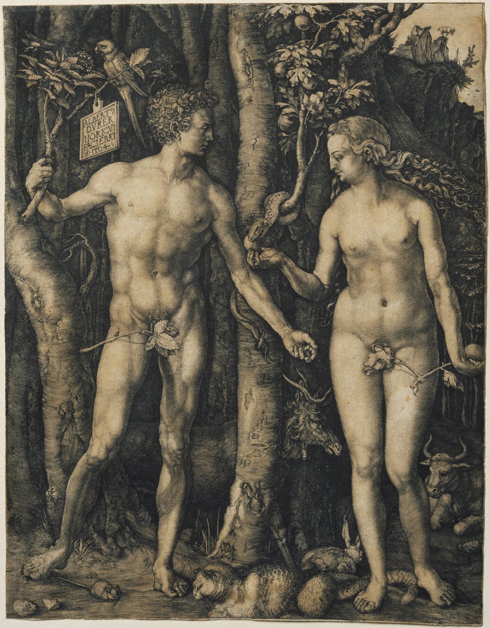 Adán y Eva de Albrecht Dürer