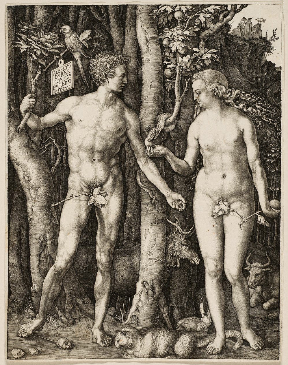 Adán y Eva de Albrecht Dürer