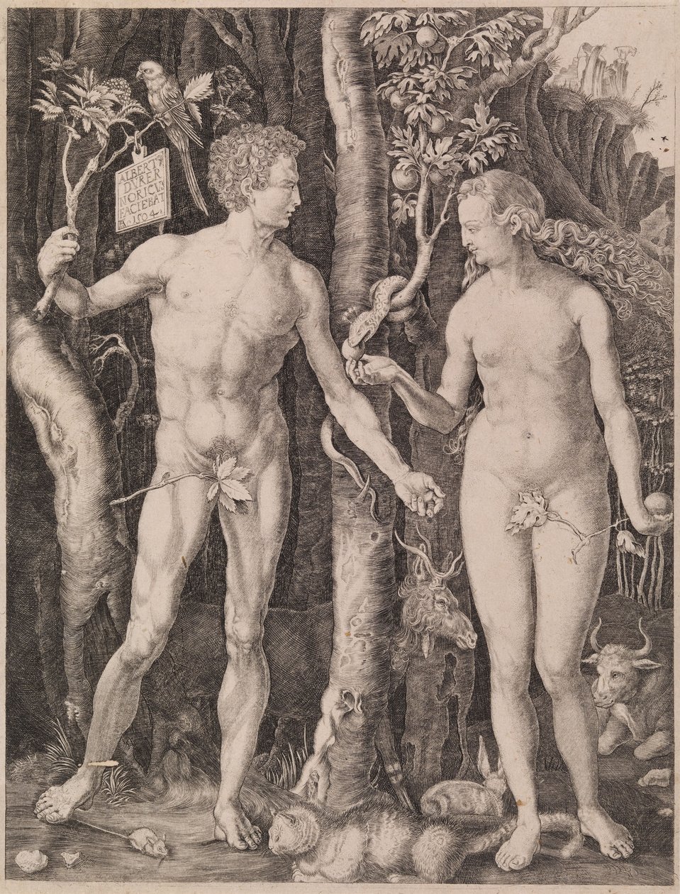 Adán y Eva de Albrecht Dürer