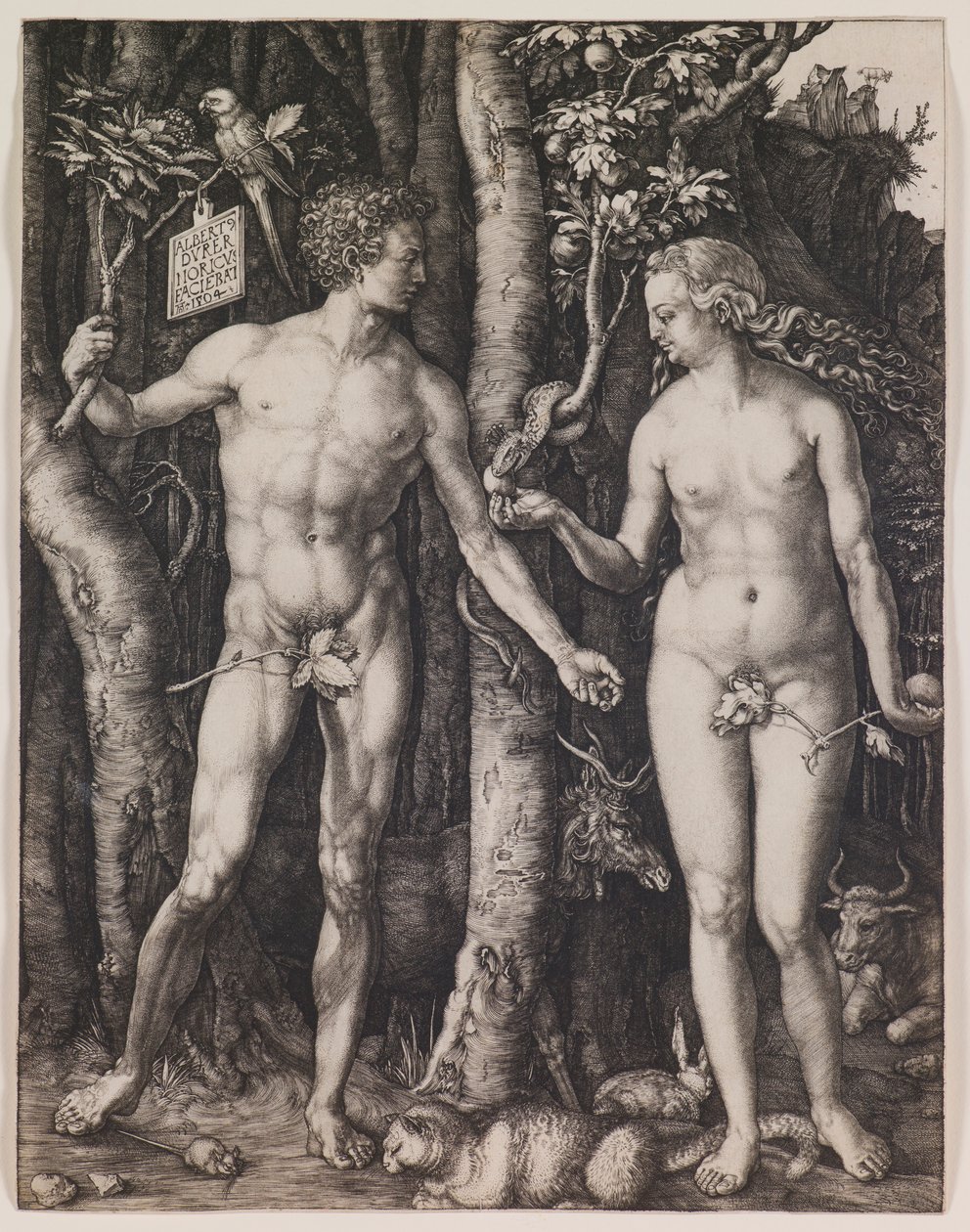 Adán y Eva de Albrecht Dürer