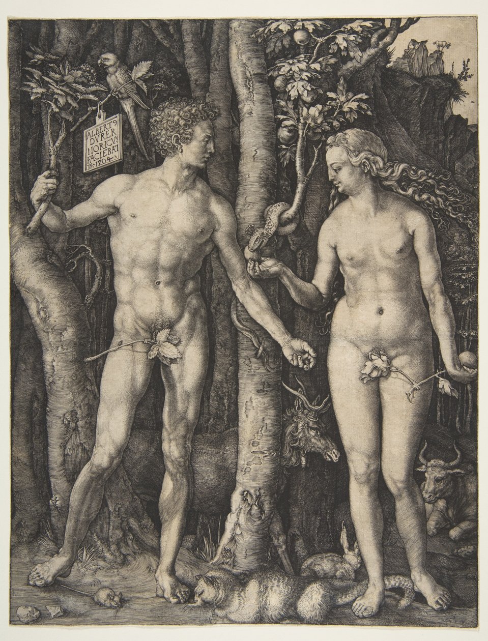 Adán y Eva de Albrecht Dürer