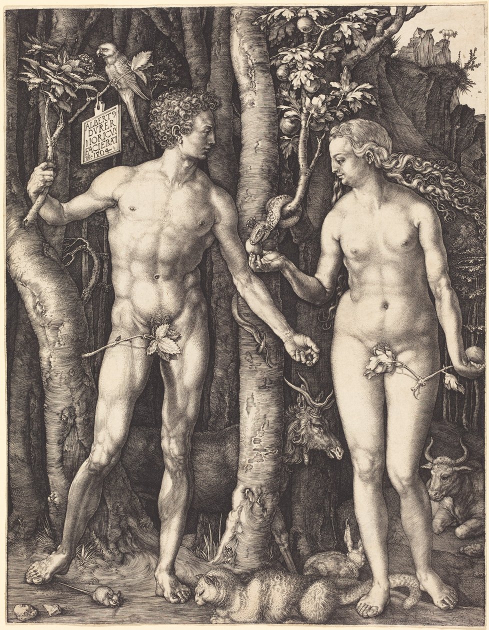 Adán y Eva de Albrecht Dürer
