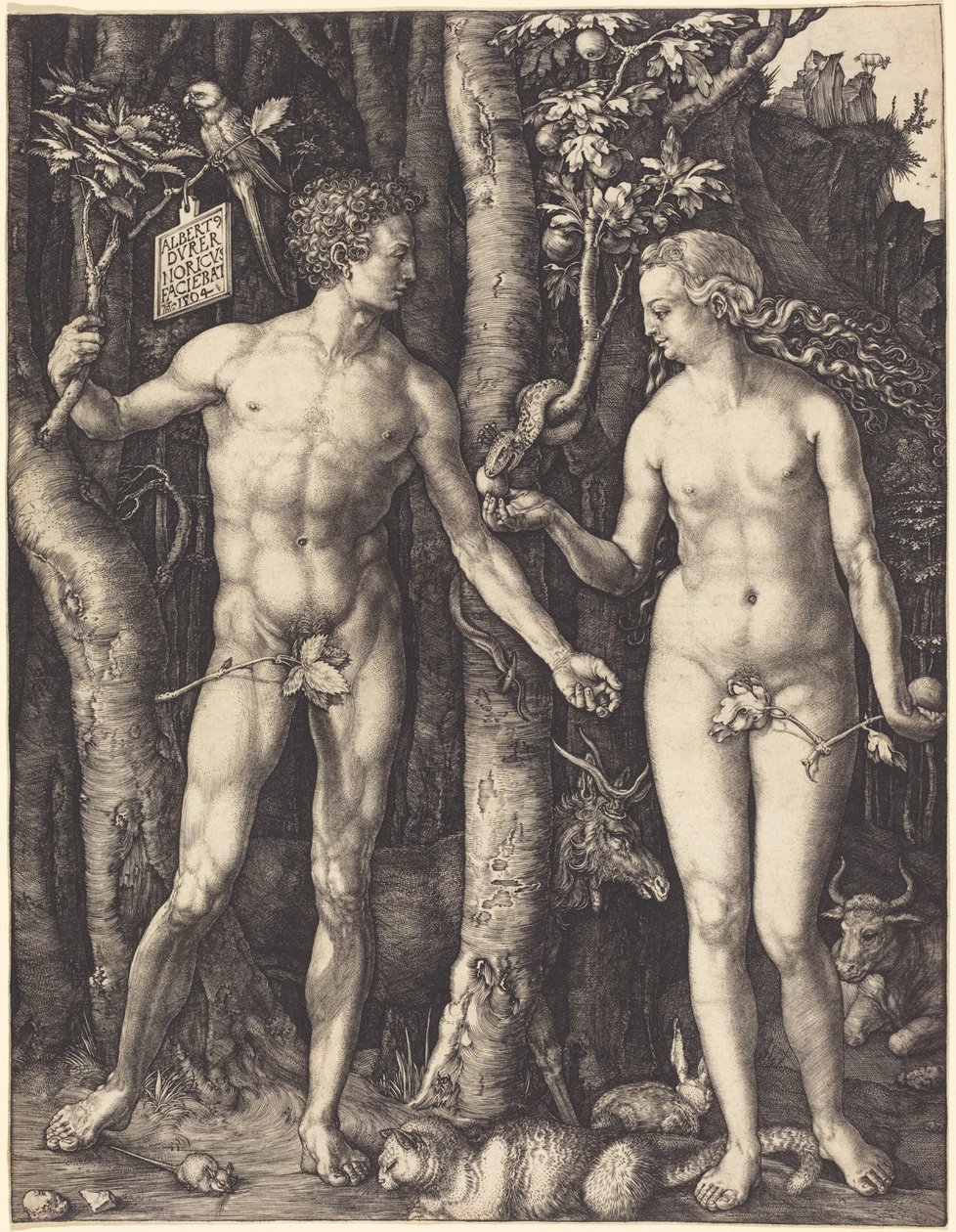 Adán y Eva de Albrecht Dürer
