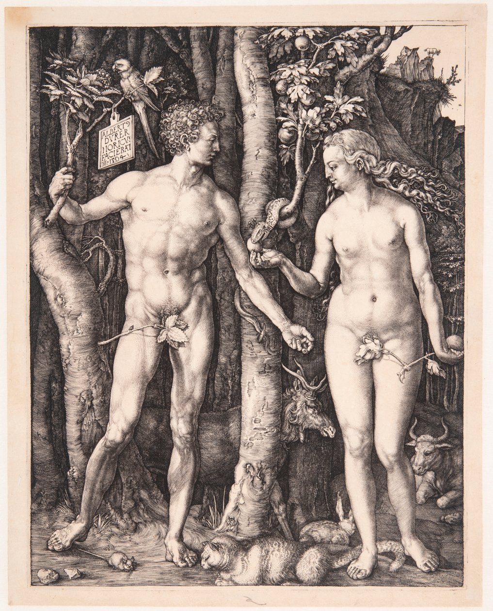 Adán y Eva de Albrecht Dürer