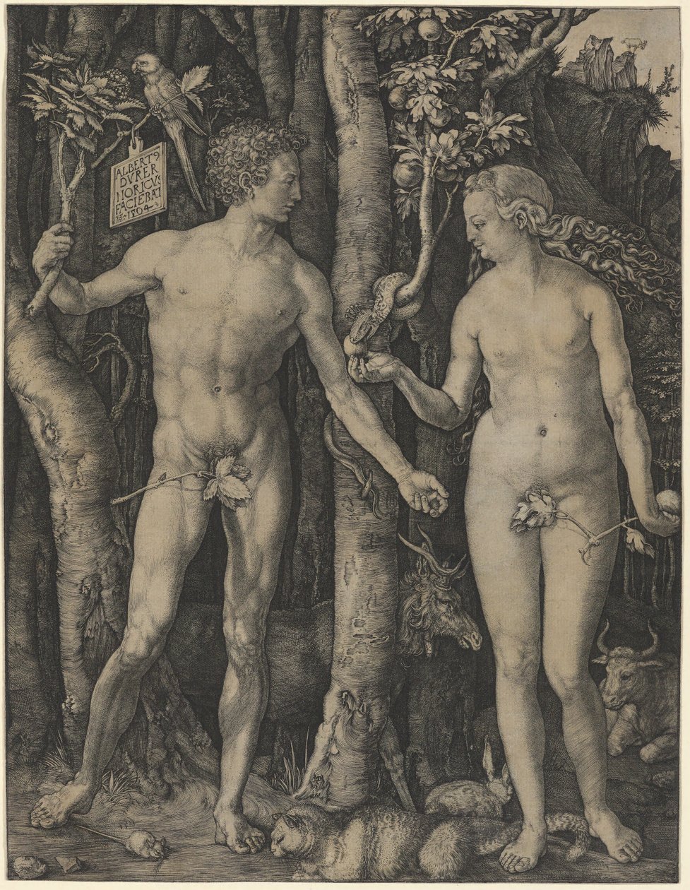Adán y Eva de Albrecht Dürer