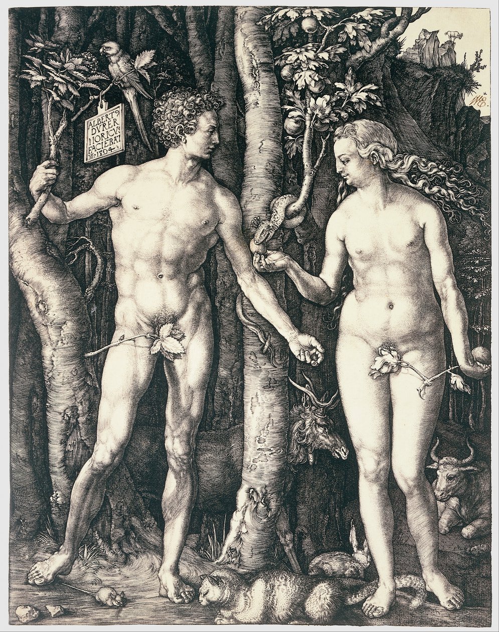 Pecado original de Albrecht Dürer