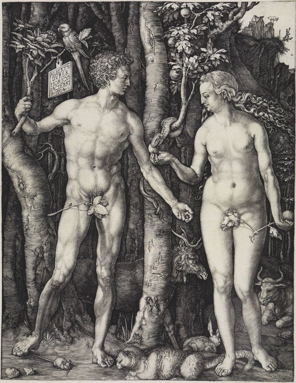 Adán y Eva de Albrecht Dürer