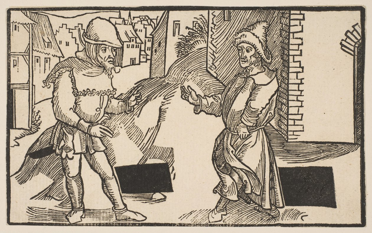 Adelphi, de La Comedia de Terencio, reimpresión del siglo XIX de Albrecht Dürer