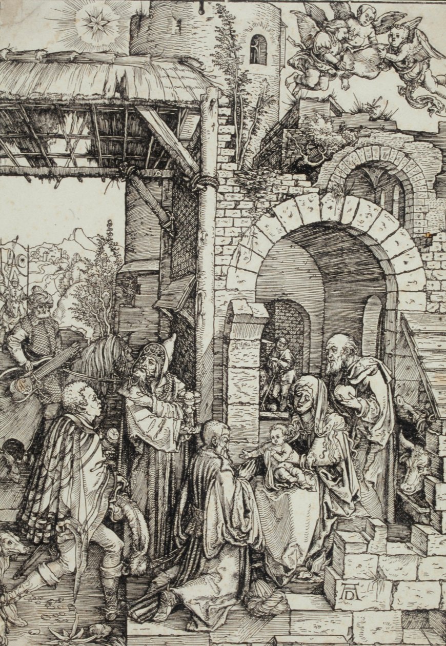 La adoración de los Reyes Magos de Albrecht Dürer