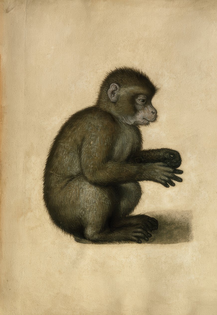 Mono / Acuarela, atribuido a A. Dürer de Albrecht Dürer