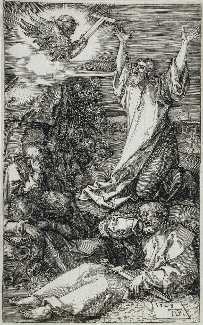 La agonía en el huerto de Albrecht Dürer