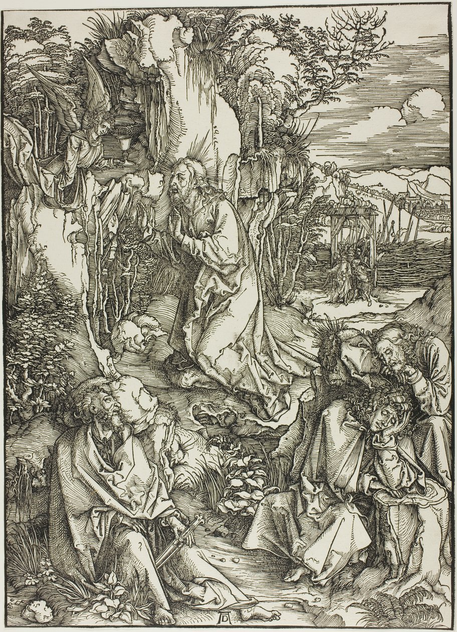 Agonía en el jardín, de La Gran Pasión de Albrecht Dürer