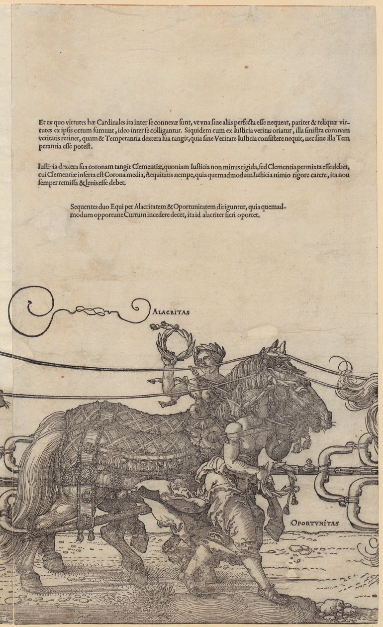 Alacritas, página 4 del episodio «El gran carro triunfal» de Albrecht Dürer