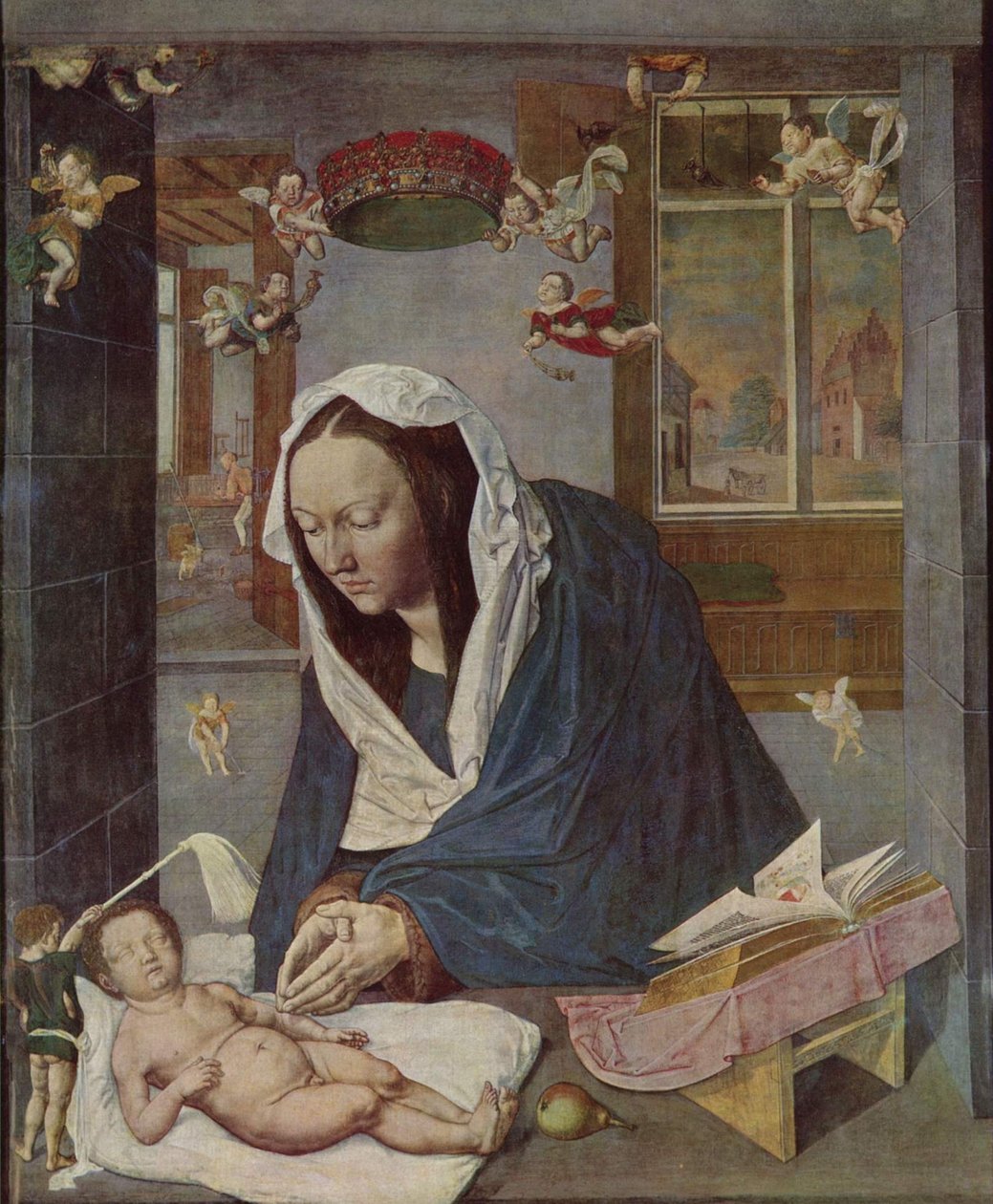 Albrecht Dürer Panel central Altar Mariano de Albrecht Dürer