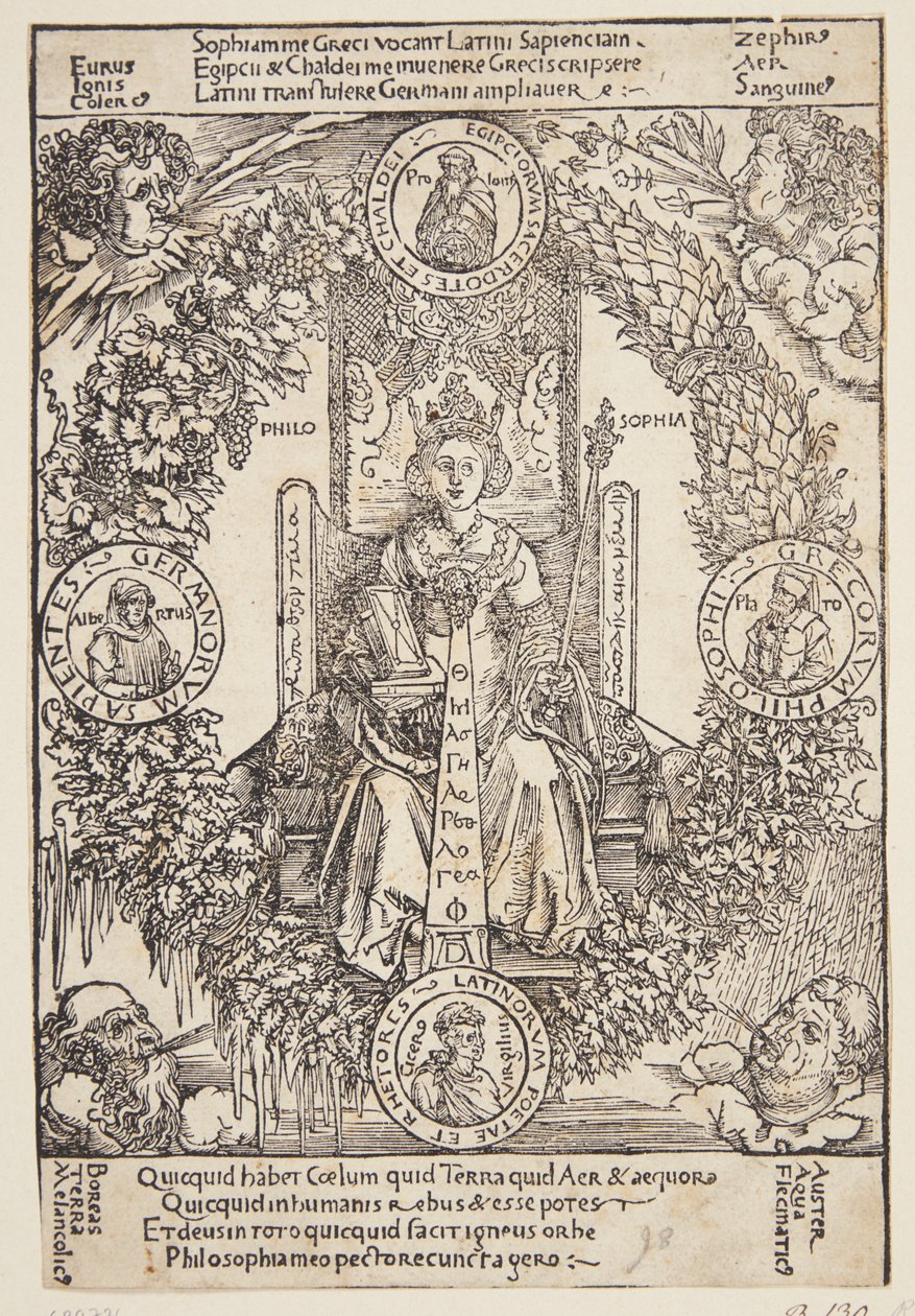 Alegoría de la filosofía de Albrecht Dürer