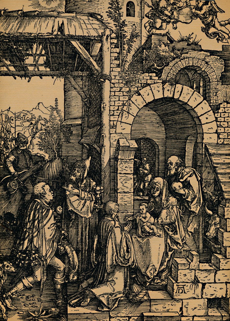 Anbetung der Konige, 1503-1504 de Albrecht Dürer