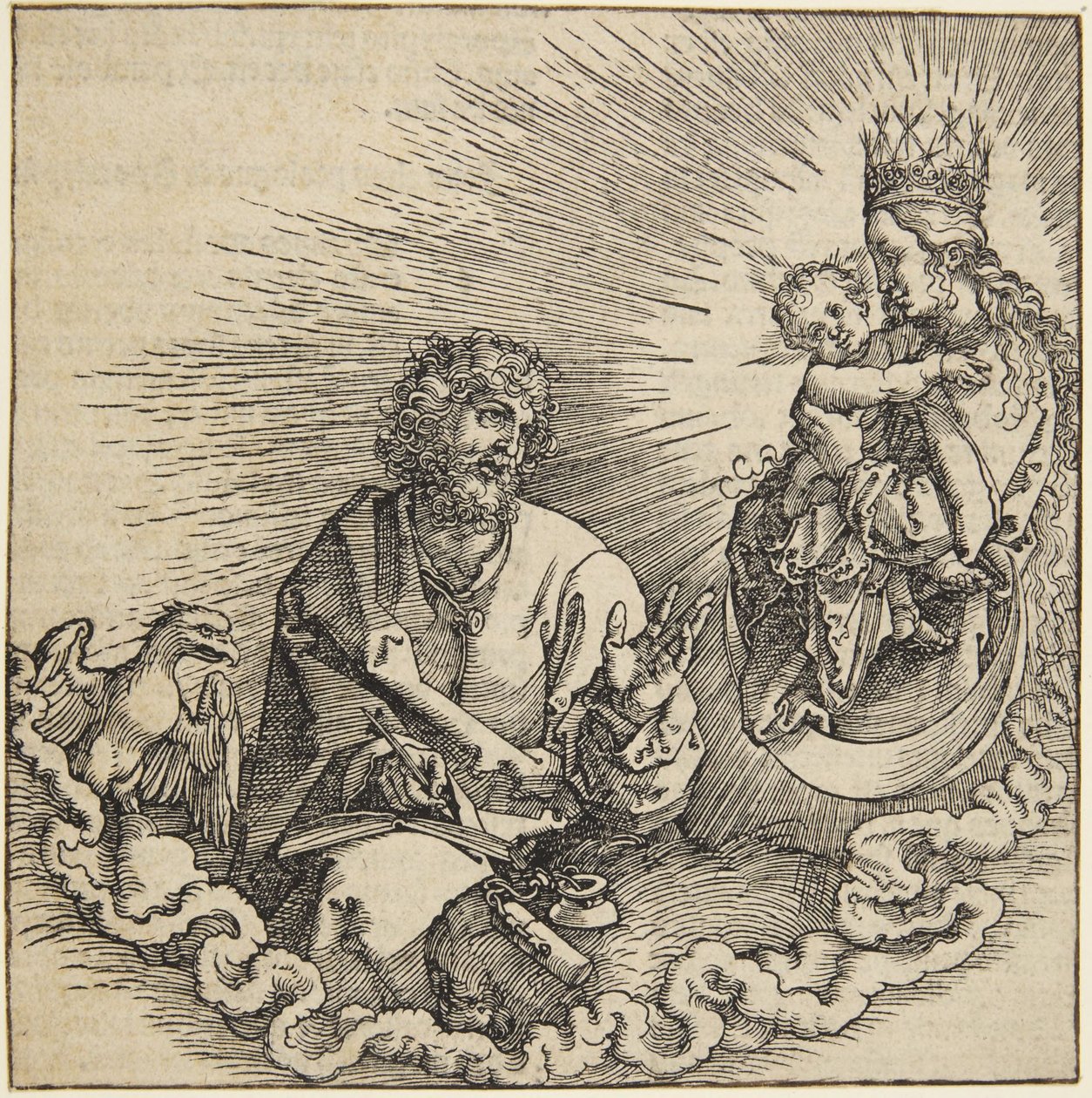Apocalipsis de san Juan (portada) de Albrecht Dürer