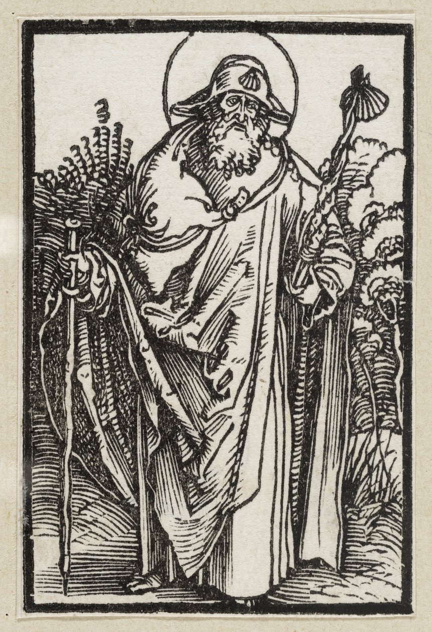 El apóstol Santiago el Mayor (63 escenas religiosas) de Albrecht Dürer