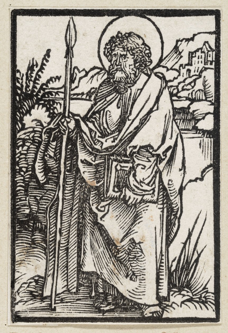 Apóstol Tomás (63 escenas religiosas) de Albrecht Dürer
