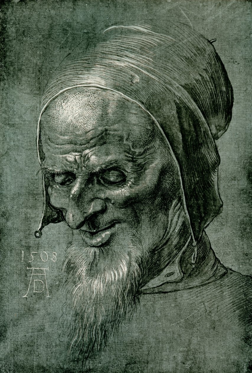 Cabeza de apóstol de 1508 de Albrecht Dürer