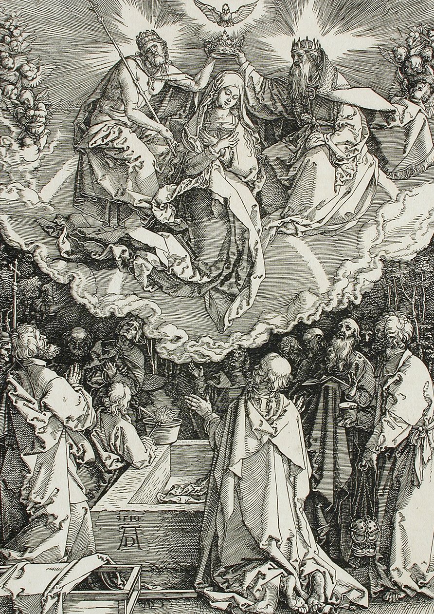 Asunción y coronación de la Virgen de Albrecht Dürer