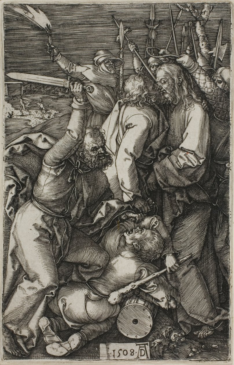 Traición de Cristo, de La Pasión Grabada de Albrecht Dürer