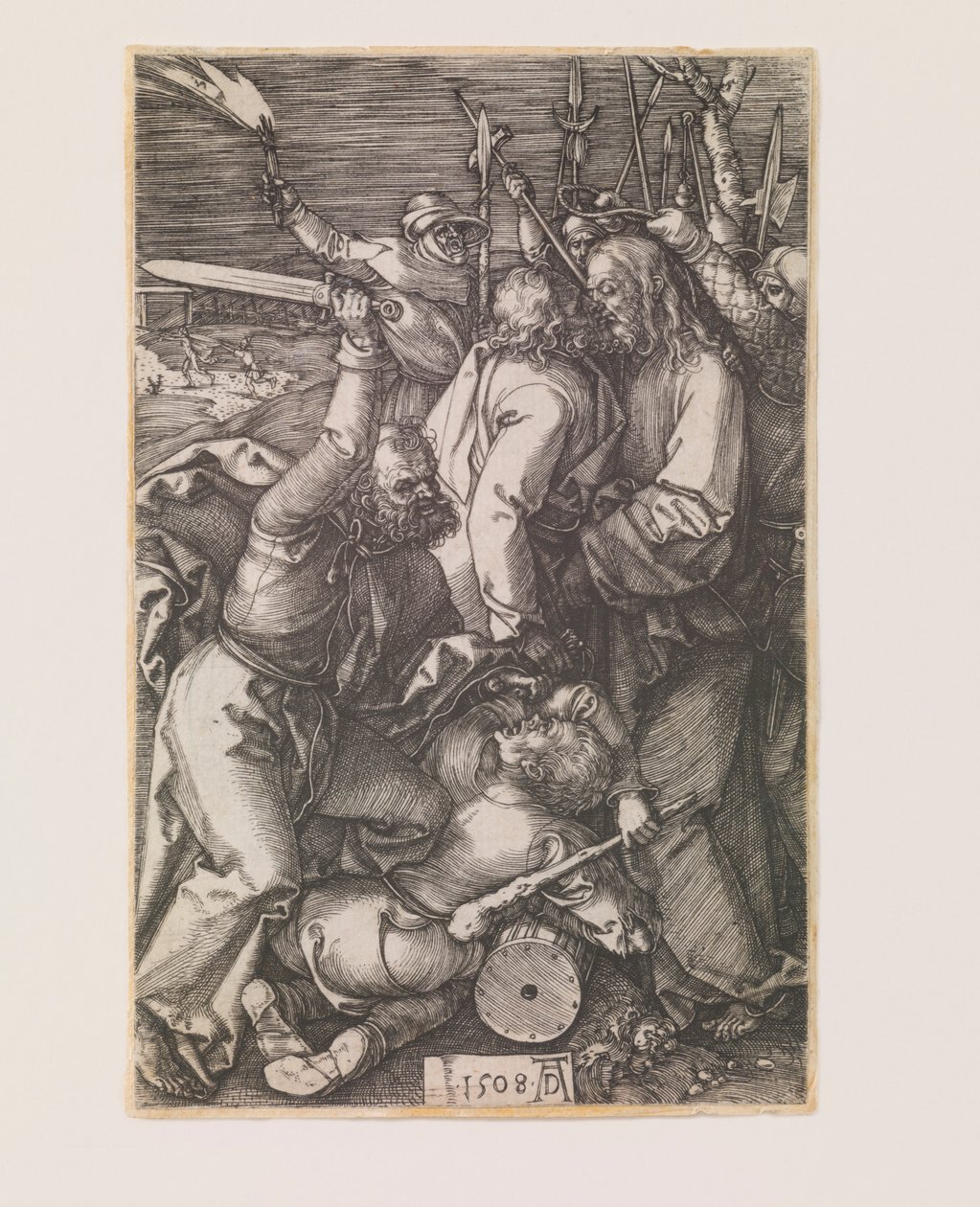 Traición a Cristo, de la serie “La Pasión Grabada” de Albrecht Dürer