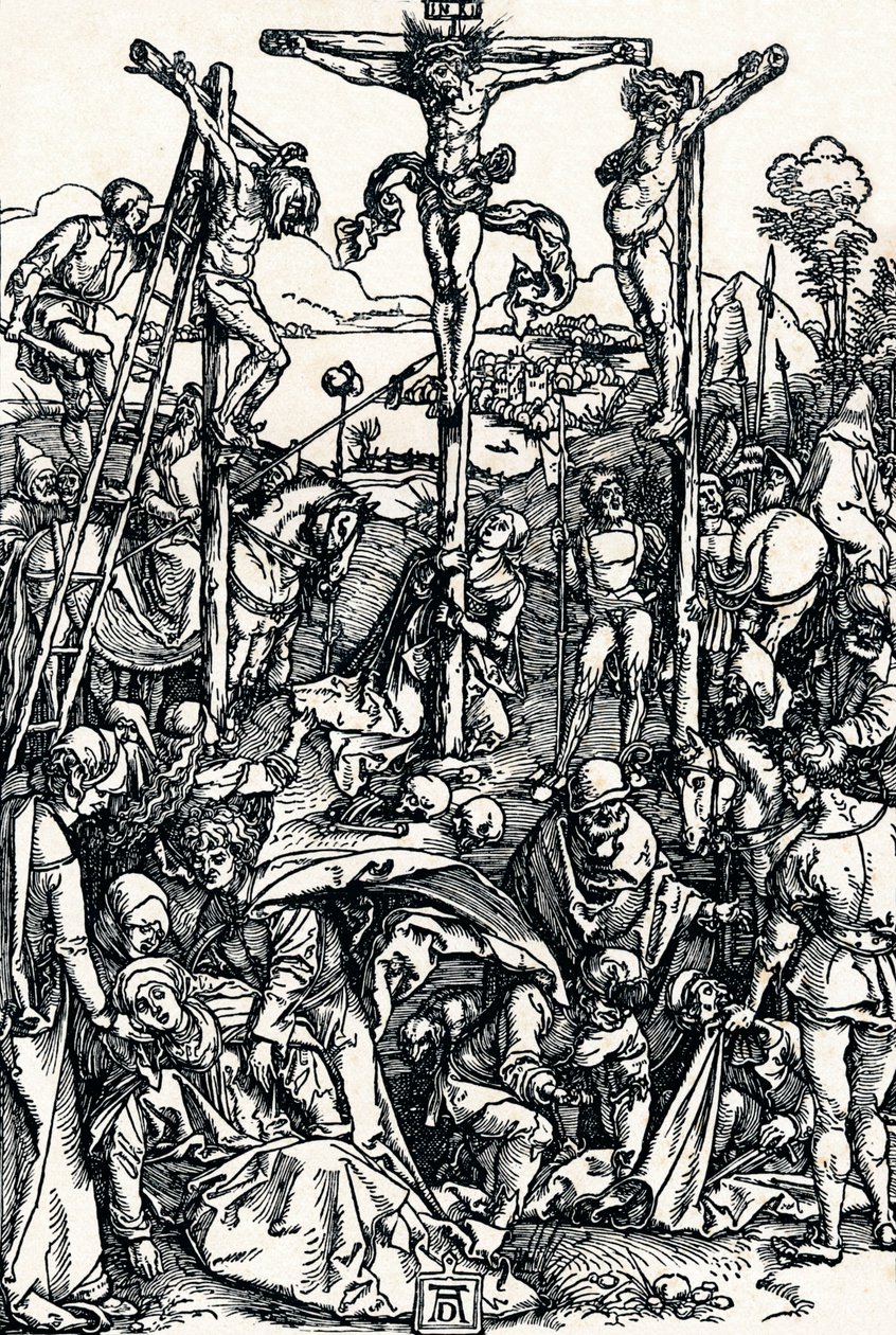 Calvario con las Tres Cruces, 1504 1906 de Albrecht Dürer