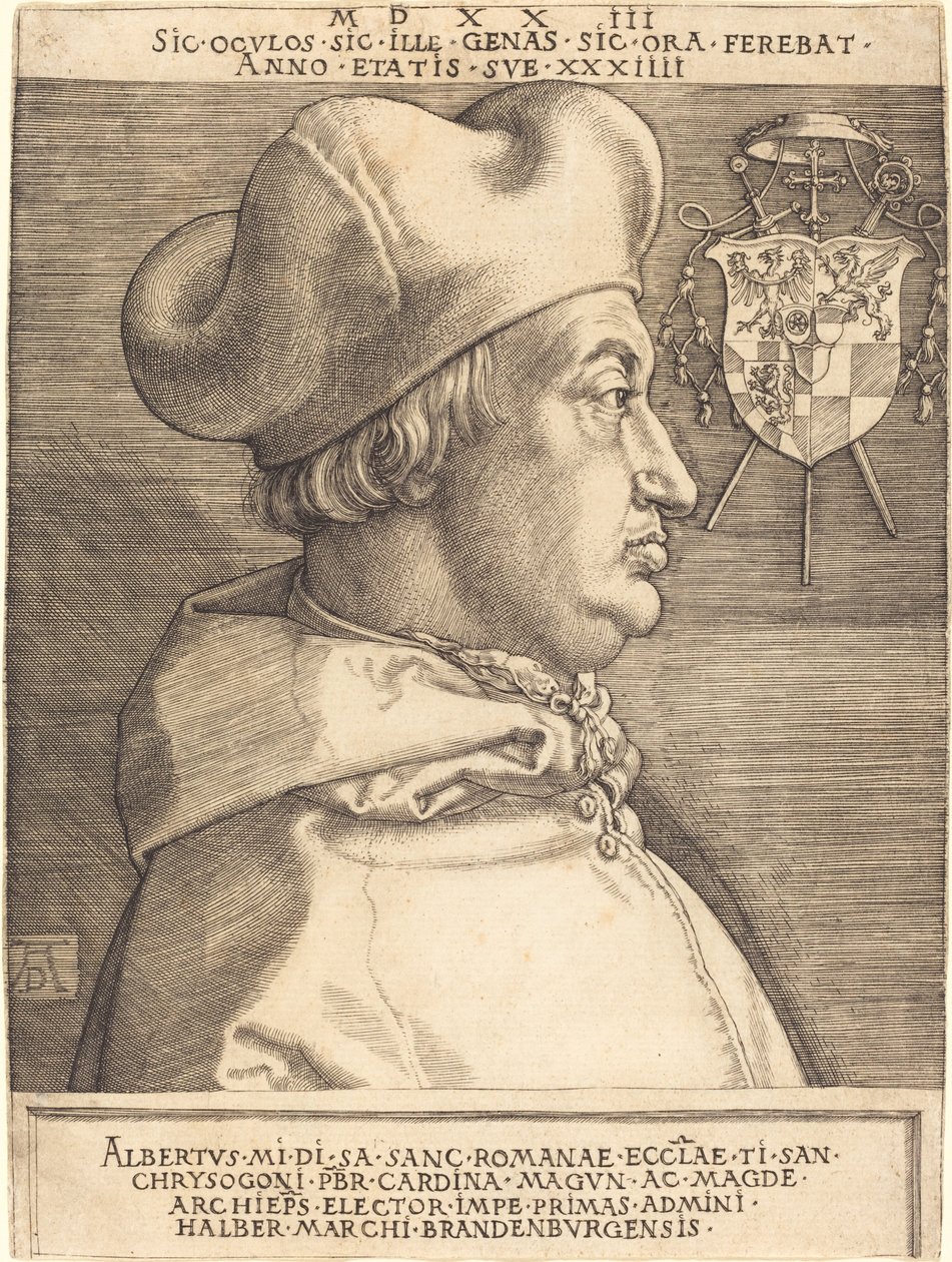 Cardenal Albrecht de Brandeburgo ("Gran Cardenal") de Albrecht Dürer