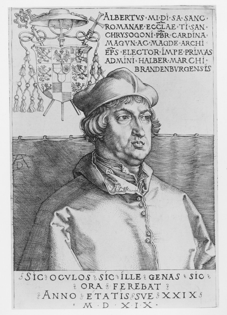 El cardenal Albrecht de Brandeburgo de Albrecht Dürer