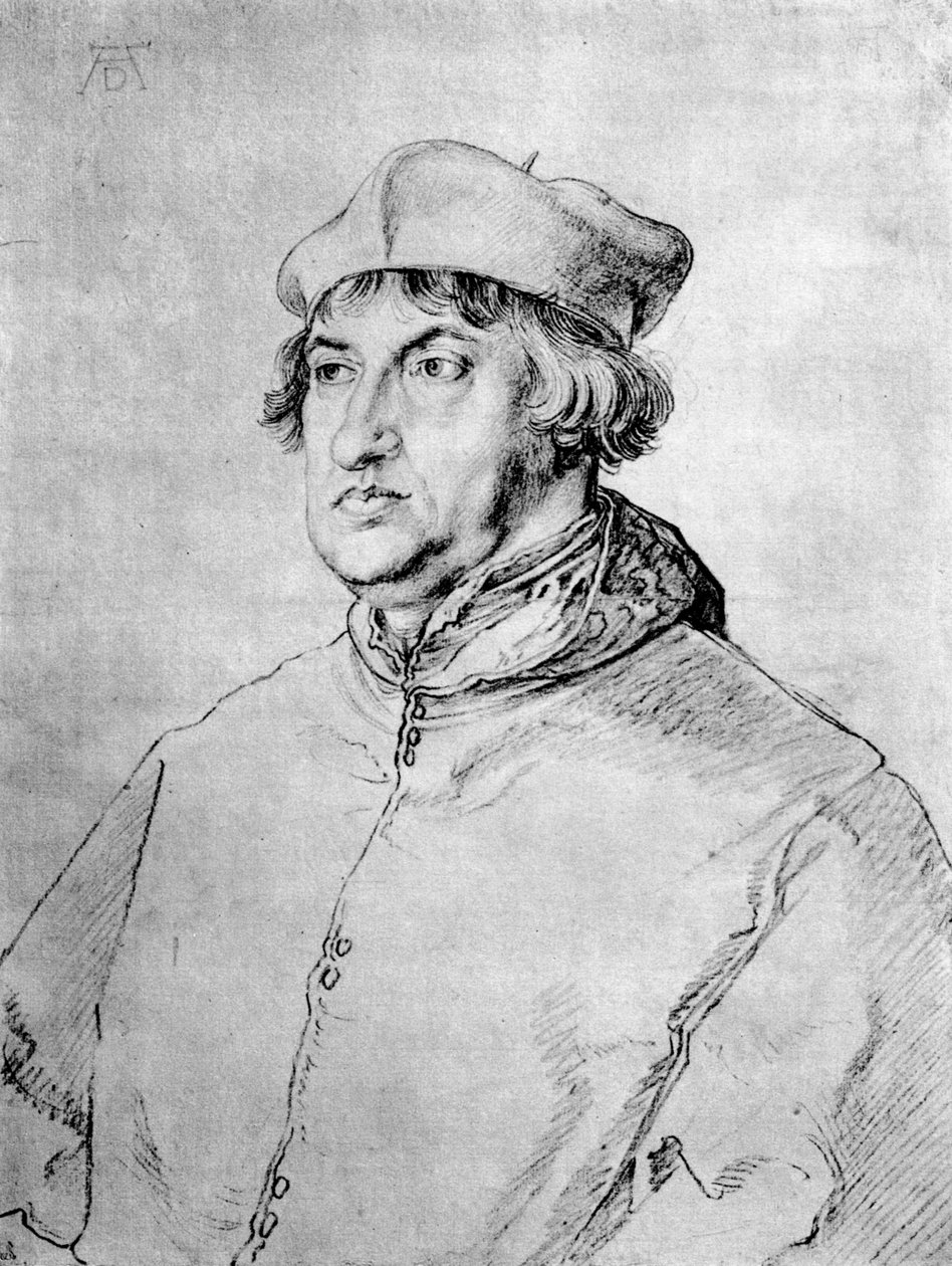 Cardenal Albrecht de Brandeburgo, 1518, 1936 de Albrecht Dürer