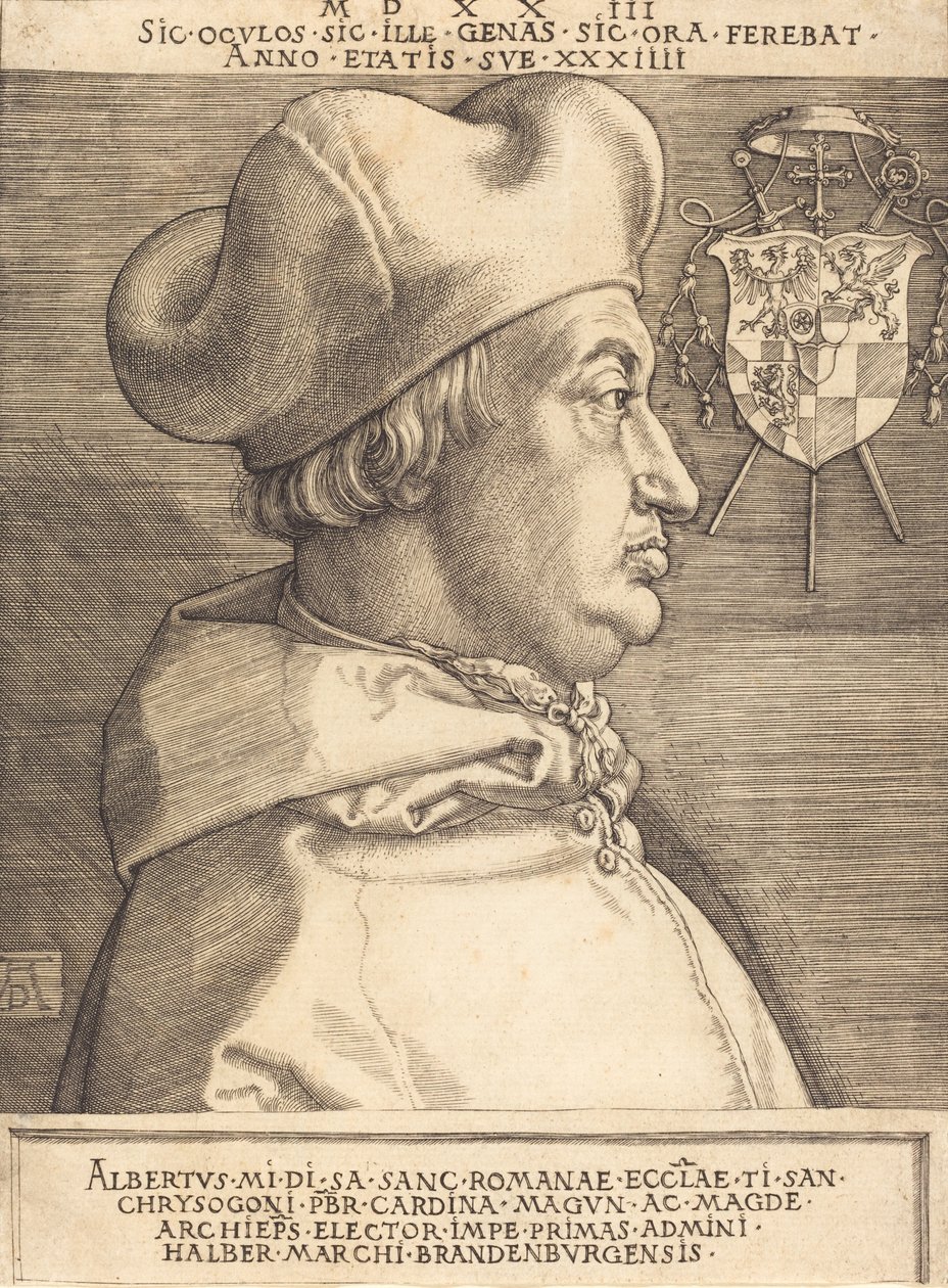 Cardenal Albrecht de Brandeburgo Gran Cardenal de Albrecht Dürer