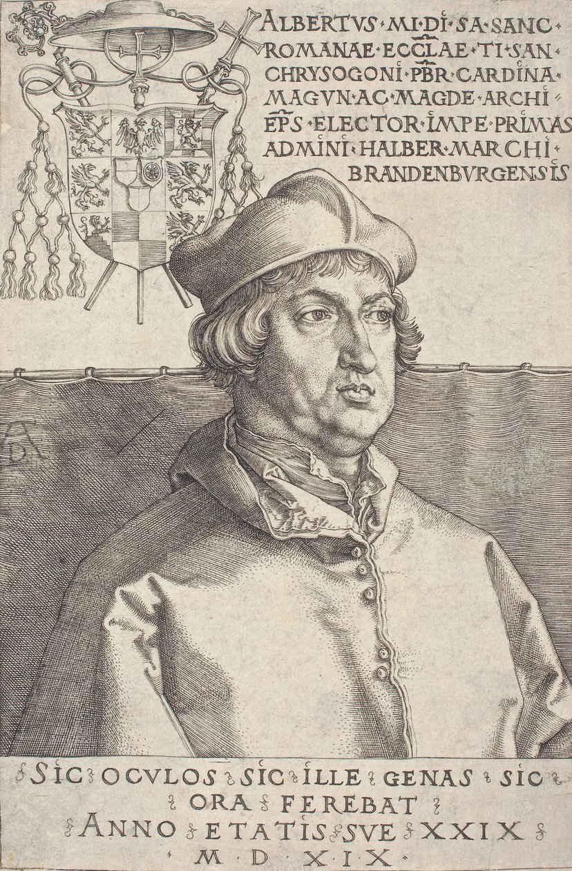 Cardenal Albrecht de Brandeburgo de Albrecht Dürer
