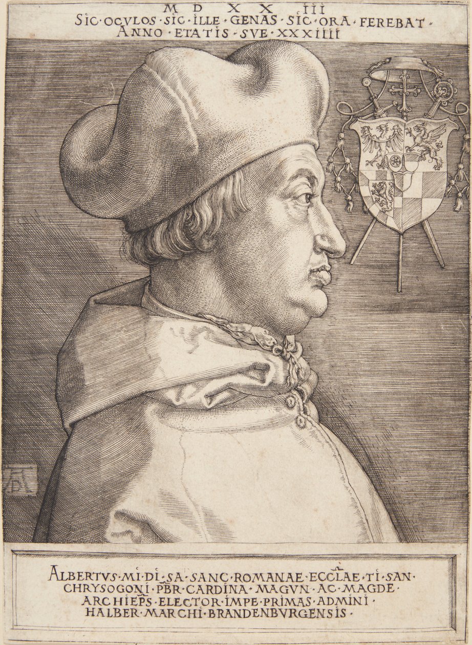Cardenal Albrecht de Brandeburgo; o el gran cardenal de Albrecht Dürer