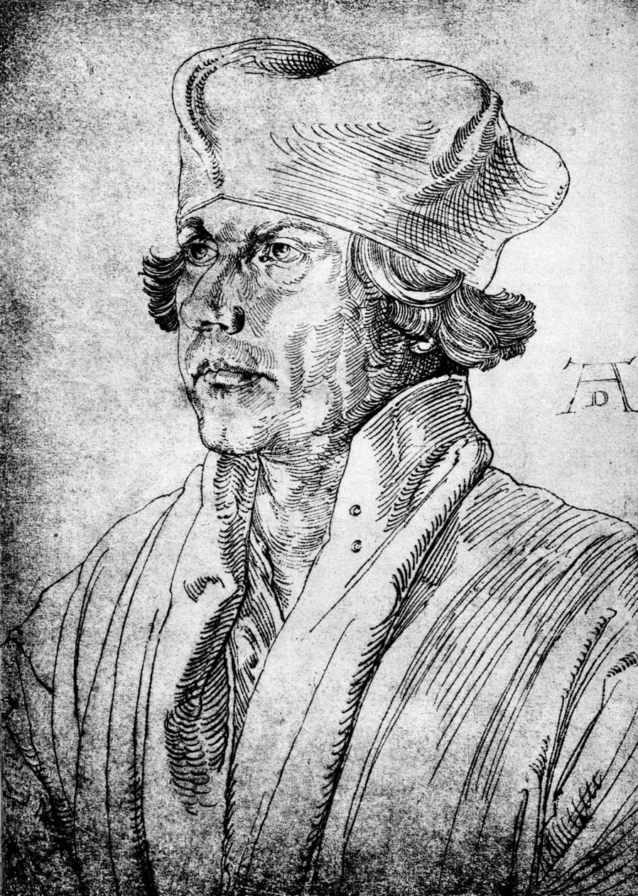 Cardenal Lang von Wellenburg, 1522, 1936 de Albrecht Dürer