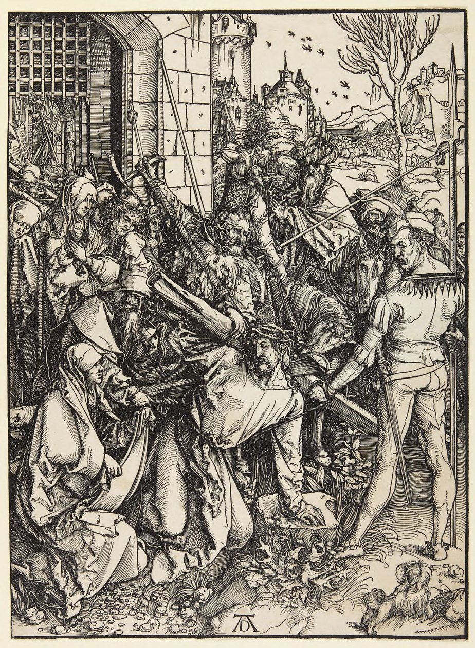 Cristo llevando la cruz de Albrecht Dürer