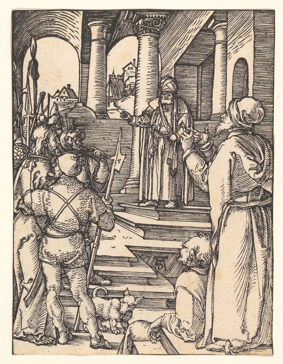 Cristo ante Pilato, de «La pequeña Pasión» de Albrecht Dürer