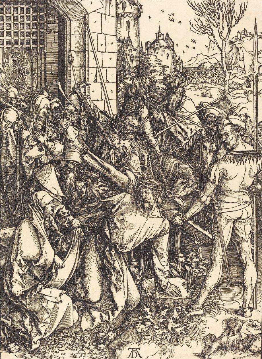 Cristo llevando la cruz de Albrecht Dürer