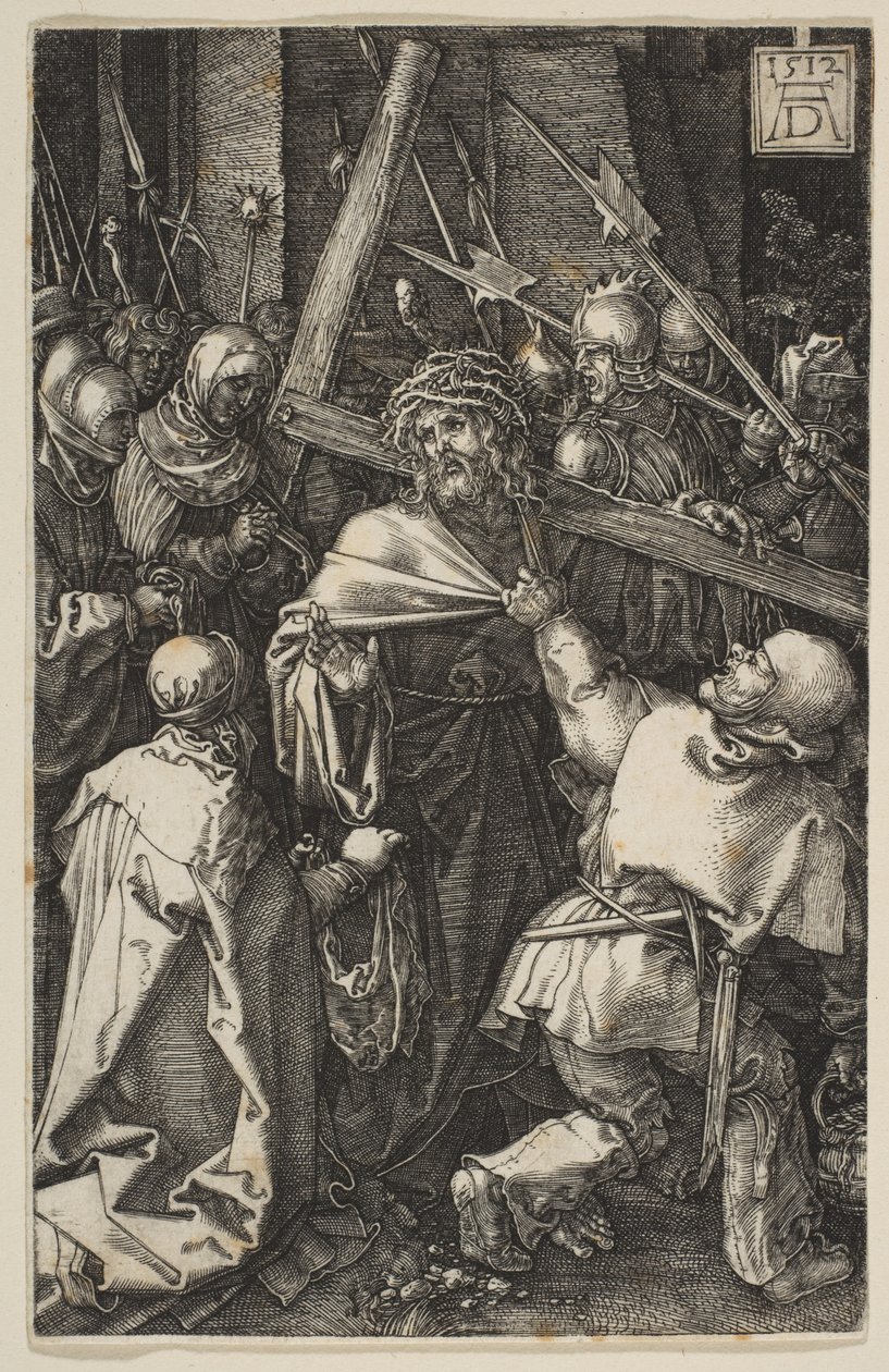 Cristo llevando la cruz, de «La Pasión» de Albrecht Dürer