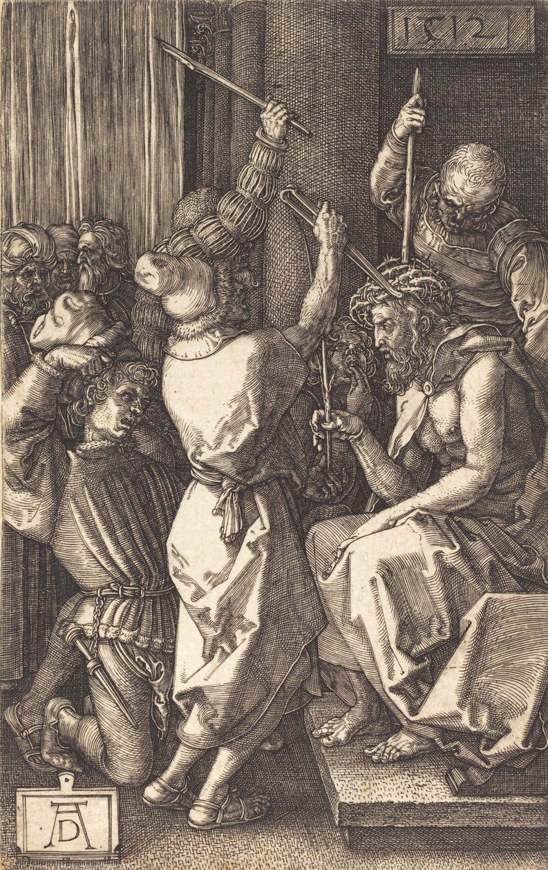 Cristo coronado de espinas, 1512 de Albrecht Dürer