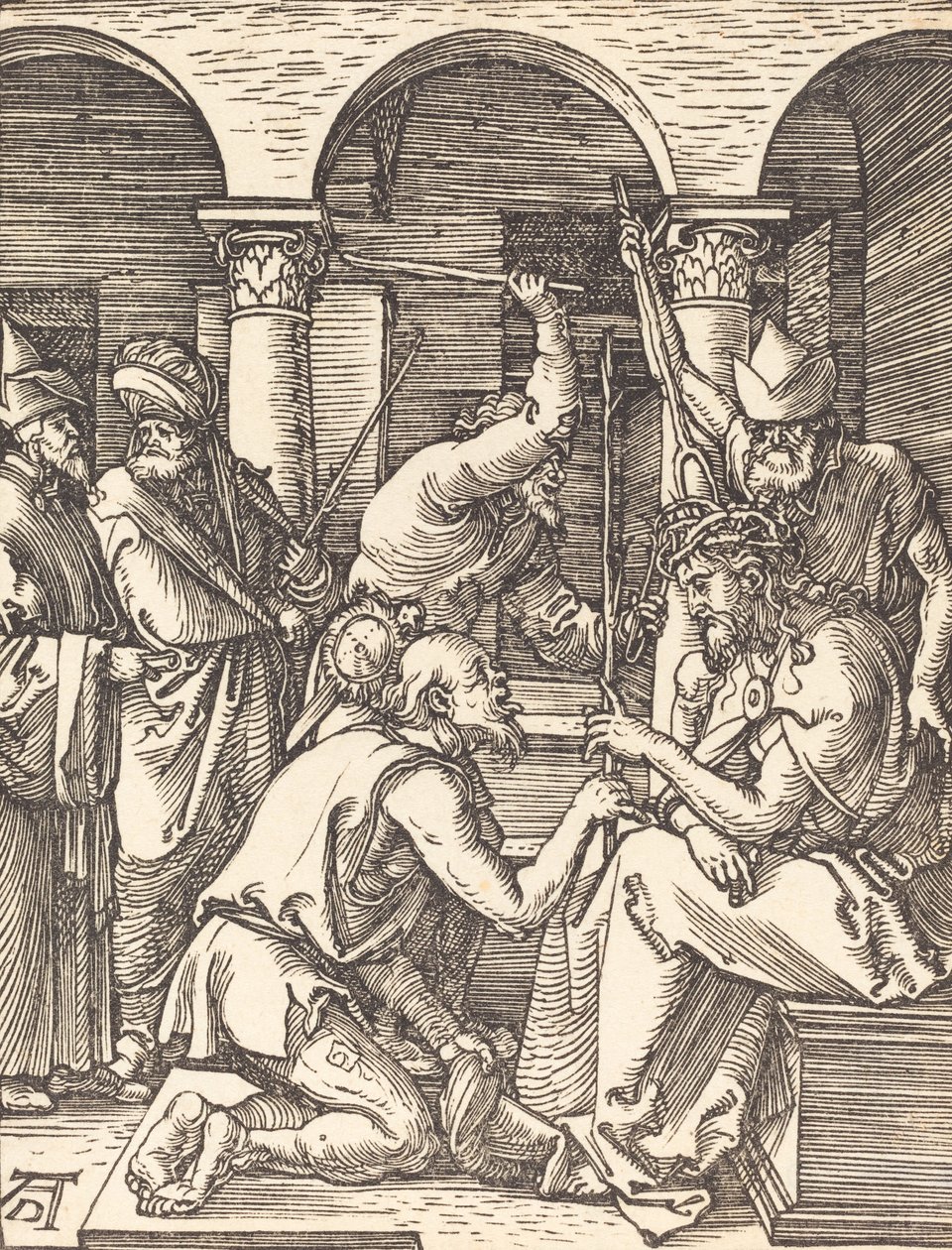 Cristo coronado de espinas, probablemente c. 1509-1510 de Albrecht Dürer