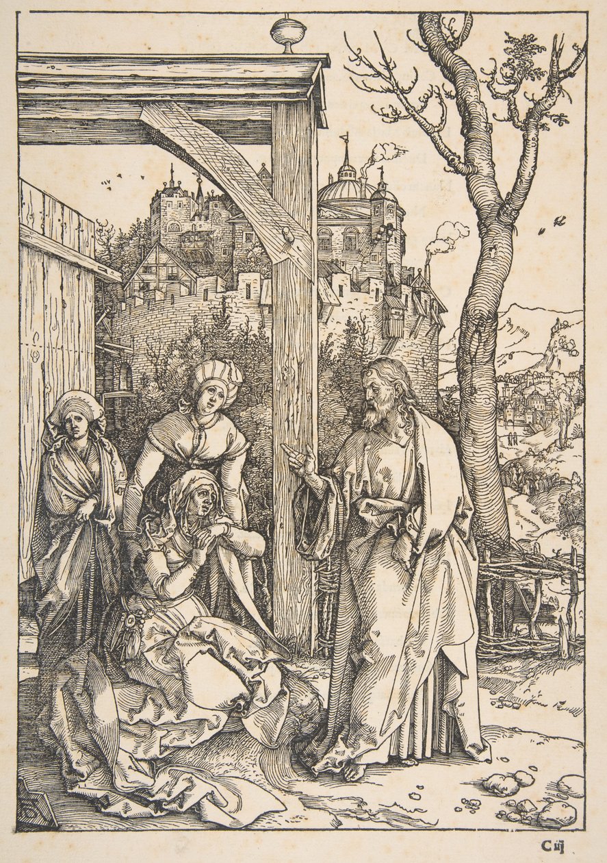 «La despedida de Cristo de su madre», de «La vida de la Virgen» de Albrecht Dürer