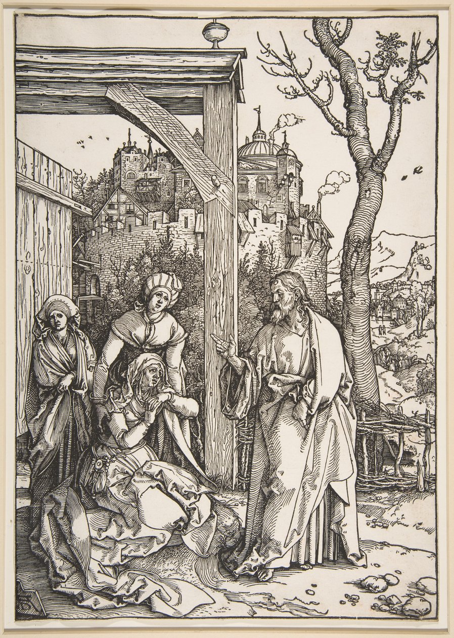 «La despedida de Cristo de su madre», de «La vida de la Virgen» de Albrecht Dürer