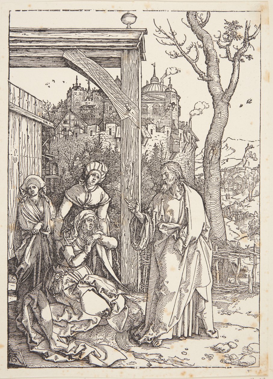 Cristo despidiéndose de su madre de Albrecht Dürer
