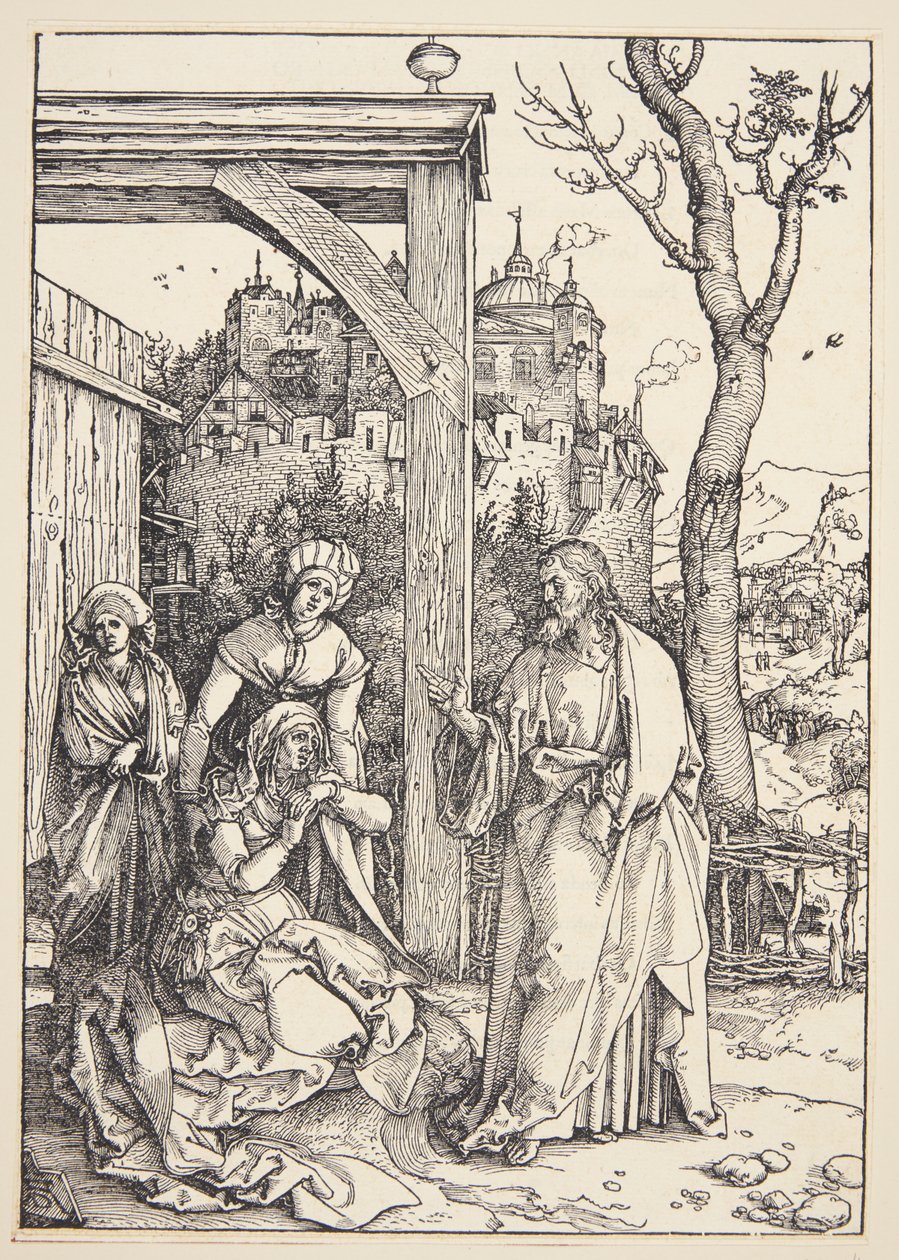 Cristo despidiéndose de su madre de Albrecht Dürer