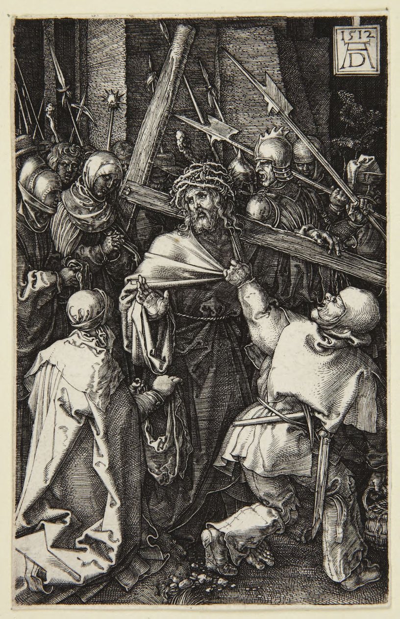 Cristo cargando la cruz (serie «La Pasión», grabada) de Albrecht Dürer