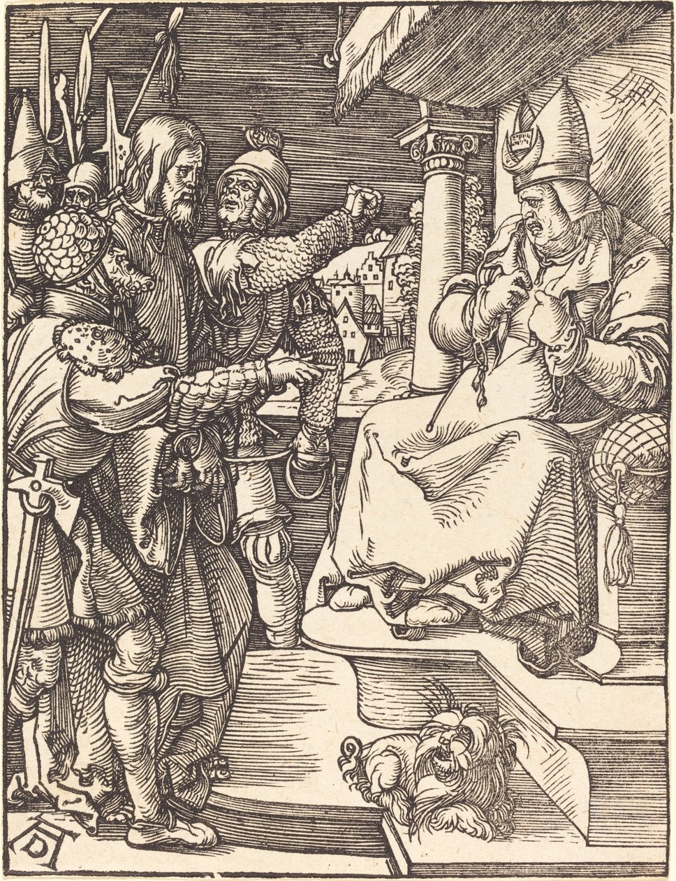 Cristo ante Caifás de Albrecht Dürer