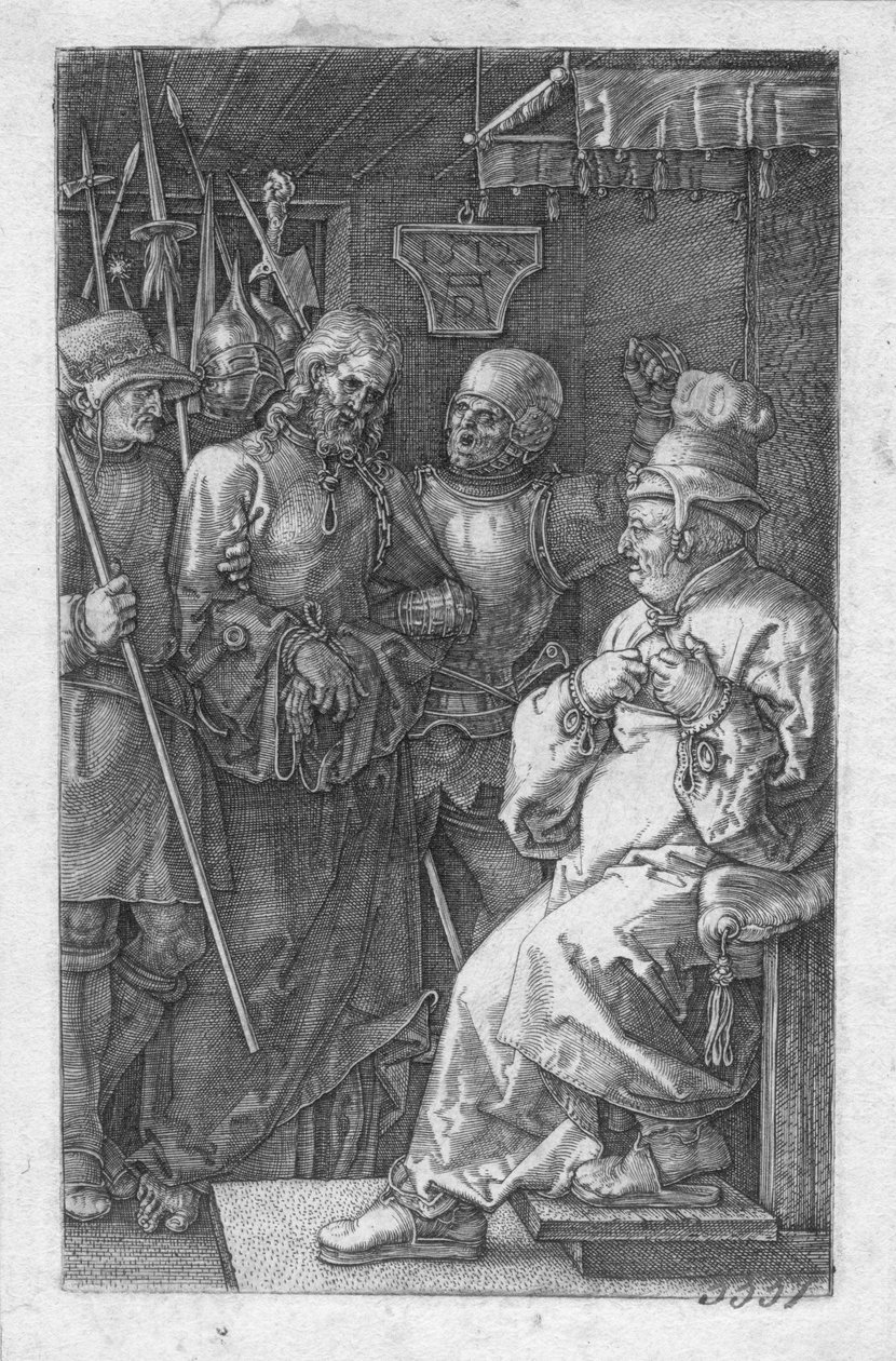 Cristo ante Caifás de Albrecht Dürer