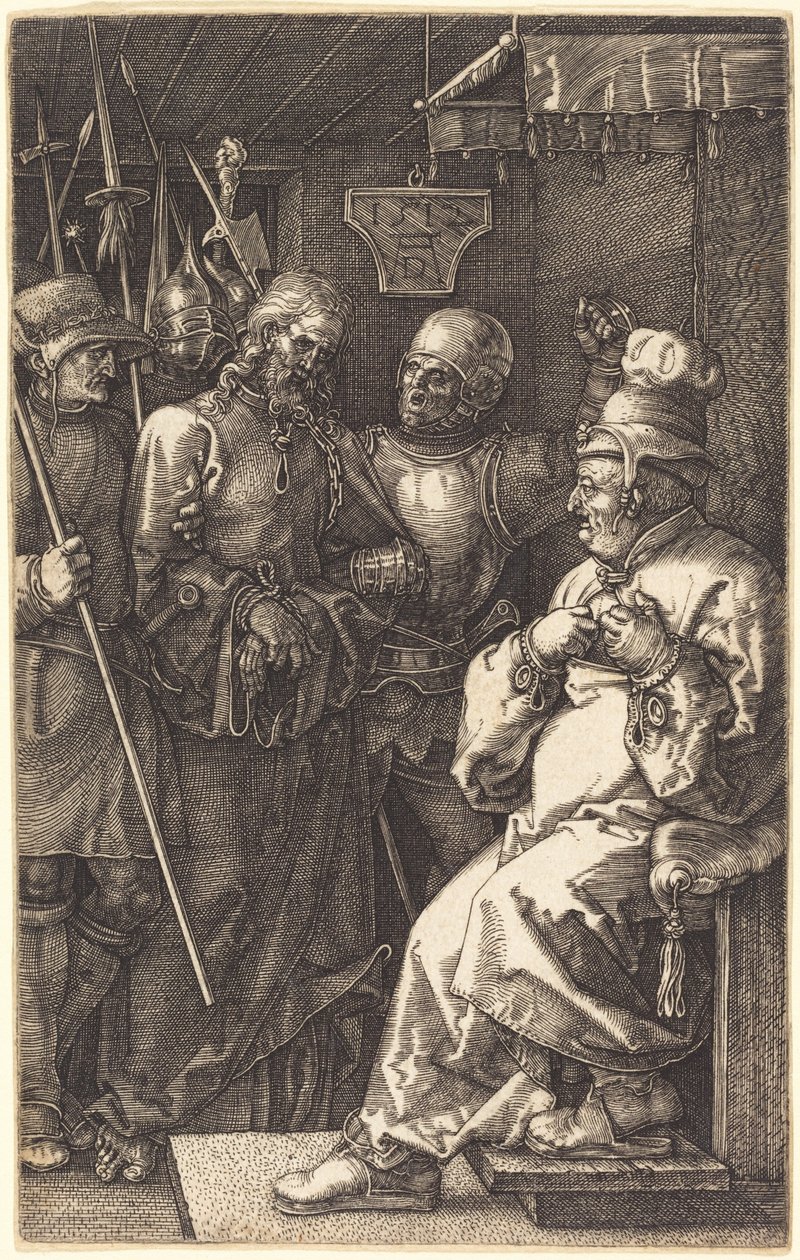 Cristo ante Caifás de Albrecht Dürer